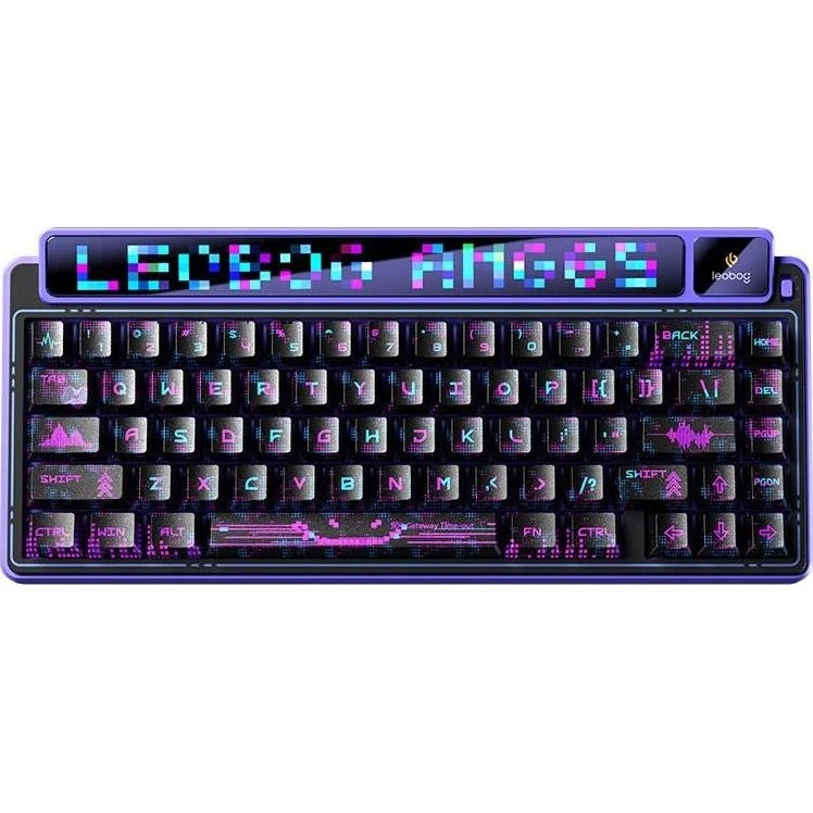 AULA AMG65 Mekanisk Gaming Tastatur 65% RGB - Lilla/Sort