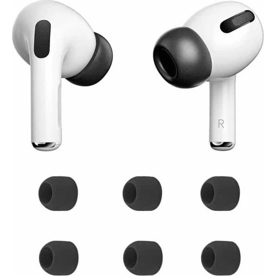 Apple AirPods Pro 2 Ørepropper 6-pak (XS) - Sort