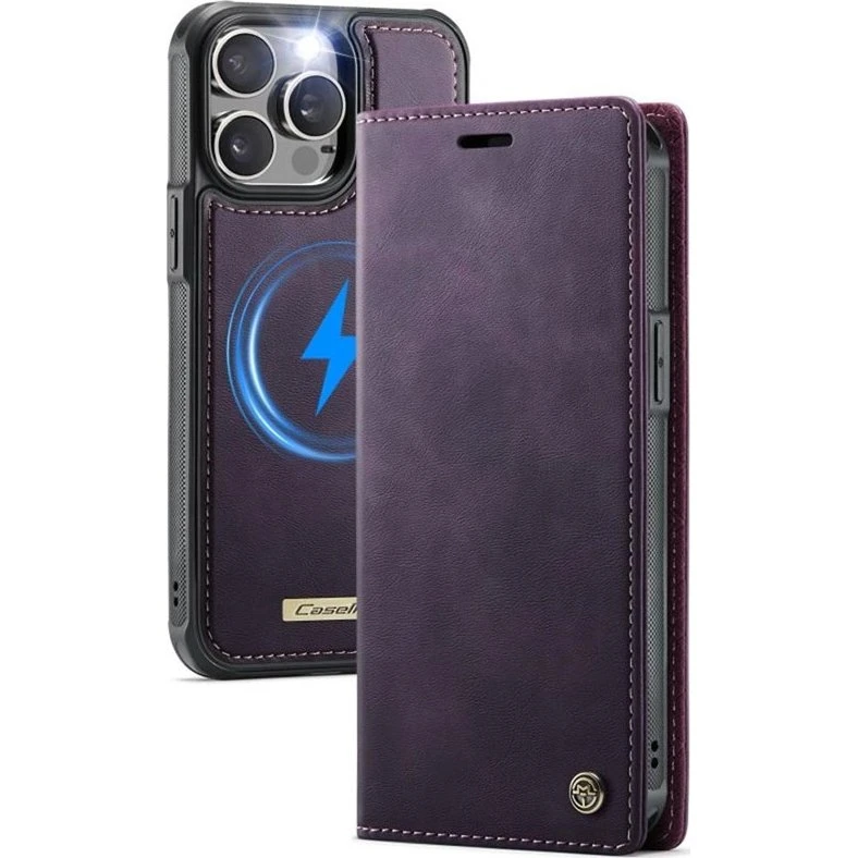 CaseMe C49 2-i-1 Pungcover til iPhone 13 Pro Max - Purple