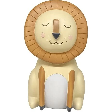Løve natlampe gul, 22 x 14,2 x 13 cm