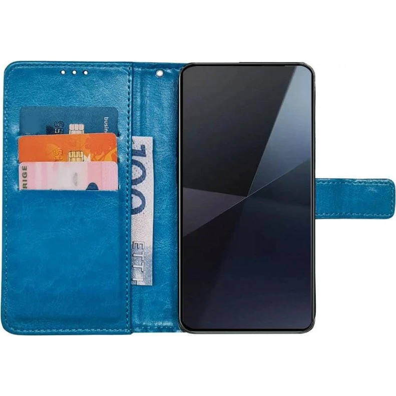 Sony Xperia 10 VII Wallet Cover - Lyseblå - 3 kortlommer