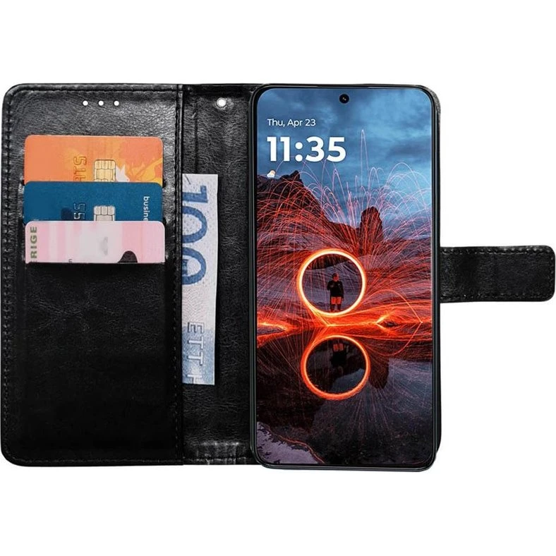 Walletcover 3-kort til Motorola ThinkPhone 25 - Sort