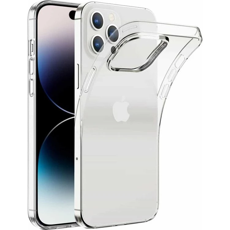 Silikonecover gennemsigtig til Apple iPhone 16 Pro Max