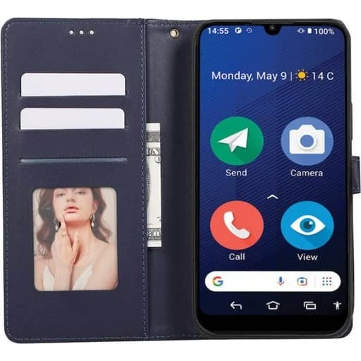 Blush Walletcover til Doro 8210 - Navy