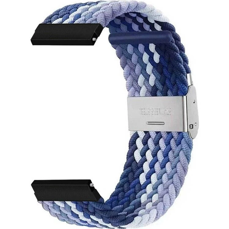 Garmin Flettet Elastisk Urrem til VivoActive 5 - Gradientblue