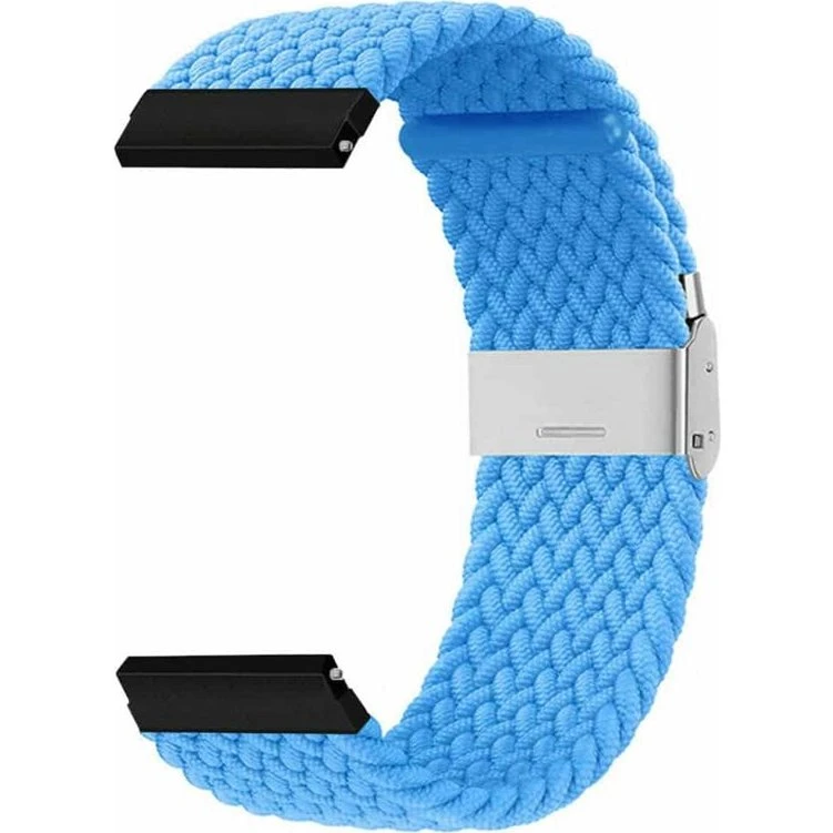 Flettet urrem til Garmin Approach S60 - Skyblue