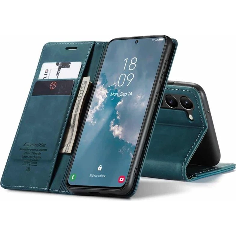 CaseMe 013 Walletcover til Samsung Galaxy S23 FE - Blå