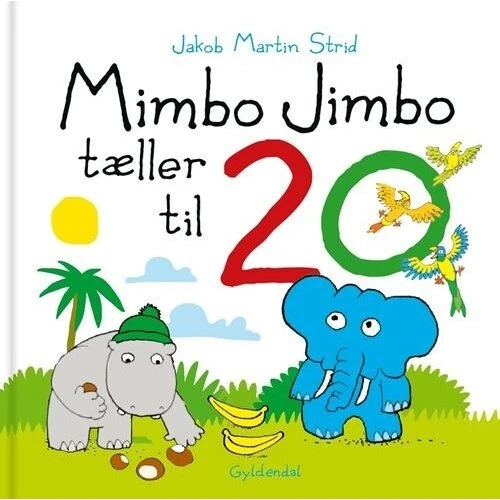 Mimbo Jimbo tæller til 20 – indbundet børnebog