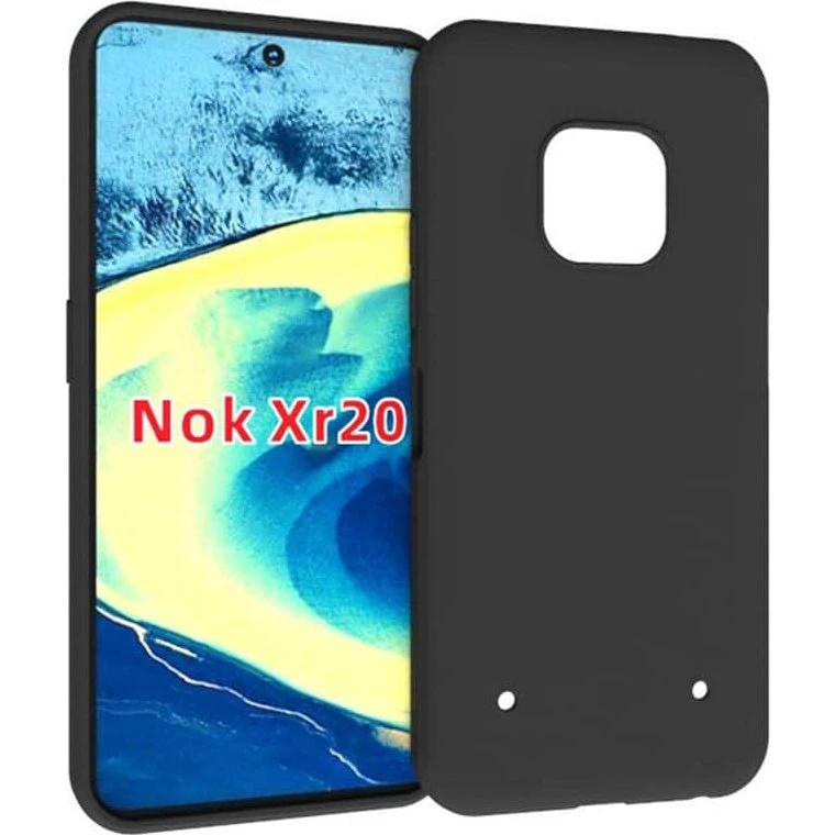 Nokia XR20 Silikonecover - Sort