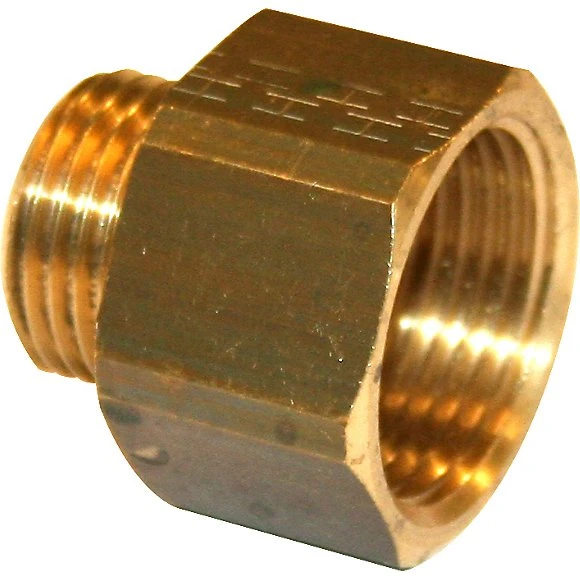 Spidsmuffe 1.1/4'' - 3/4'' i messing