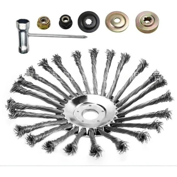 10" Græstrimmerhoved Sæt – Twist-knot Ståltråd & PU