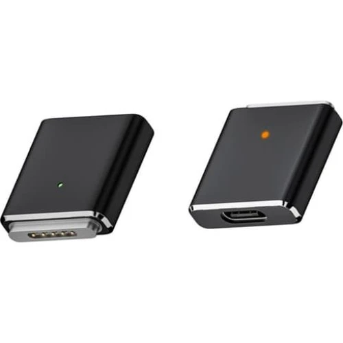 CF/MAG3-BK 100W Type-C til MagSafe 3 Adapter - Sort