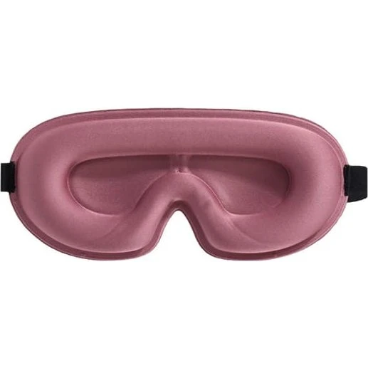 3D Konturerede Øjenmaske med Memory Skum - Pink