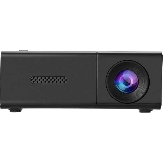 YG300S Mini 3D Projektor - Bærbar hjemmebiograf, Black