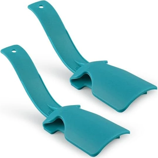 Praktisk Skooptager 2 stk - Blå, 17cm - PP Plast