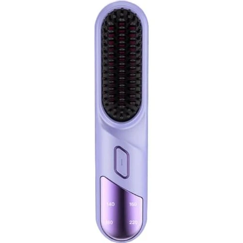 Trådløs mini hårbørste med ionisk pleje - Purple