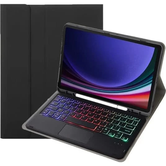 Bluetooth Tastatur Etui til Samsung Tab S6 Lite 10.4" med Touchpad