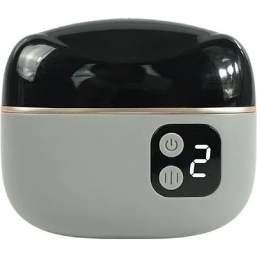 2-i-1 Elektrisk Negleklipper & Poleringsmaskine med LED - Grey