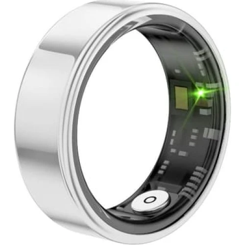 Smart Ring Silver 10 - IP68 Vandtæt med Sundhedsovervågning