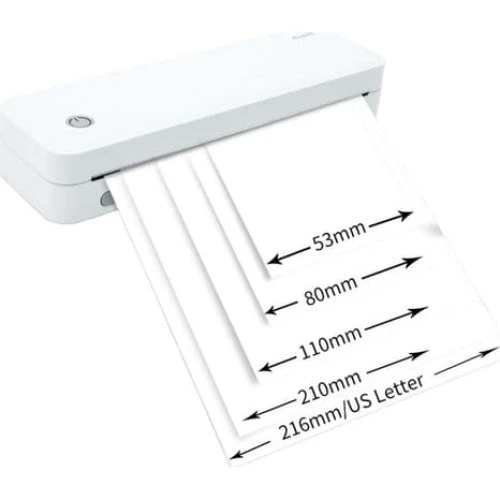 A4 Mini Bærbar Termisk Printer - Trådløs Bluetooth