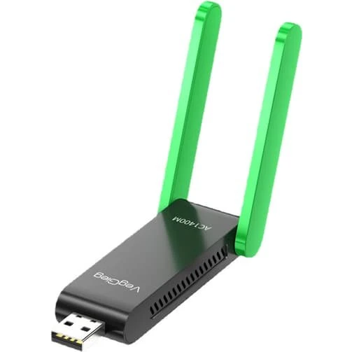 1200 Mbps 5G Dual Antenna USB 3.0 WiFi-adapter til PC og bærbar