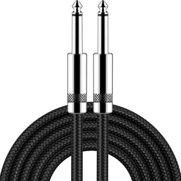 6,35 mm Instrumentkabel til Guitar & Bas - 5 m