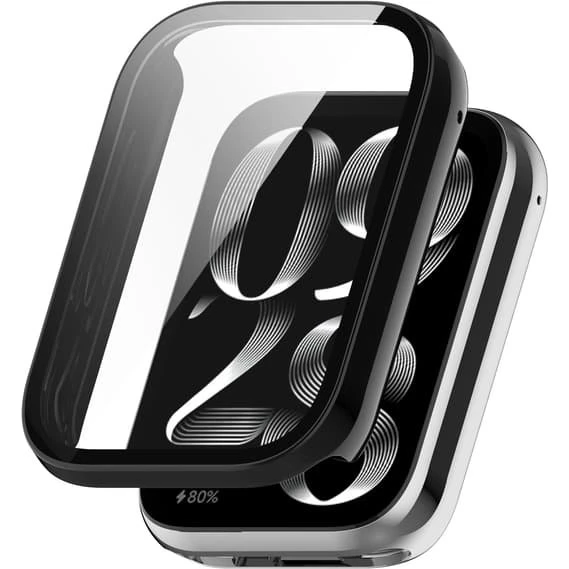 Xiaomi Smart Band 9 Pro Cover med Hærdet Glas - Black