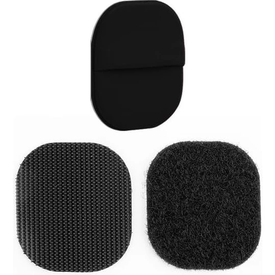 AirTag-holder med klæbemiddel og velcro - Sort