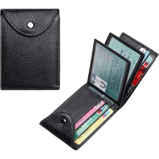 RFID-blokerende multifunktionel kortholder - Black