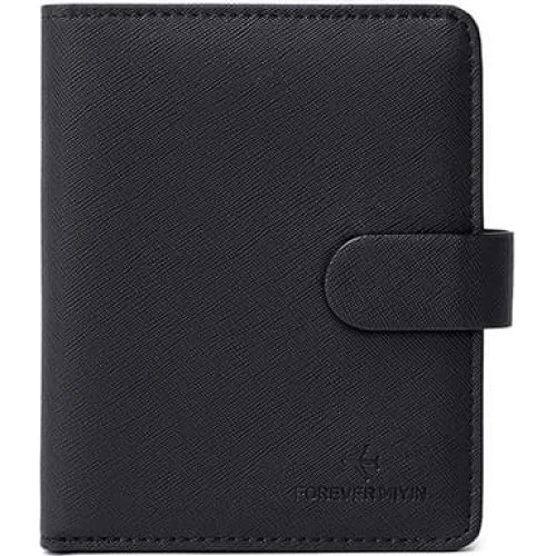 RFID-blokerende rejsepas-etui med lynlås - Black