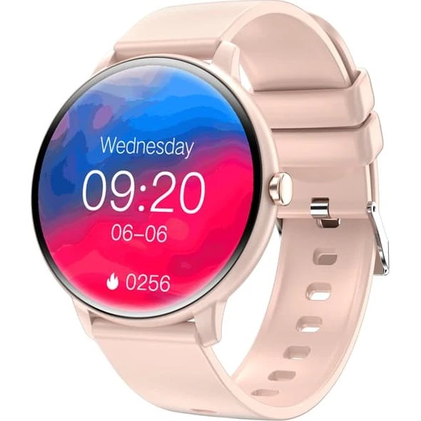 Smartwatch Bluetooth-opkald, SpO2 & Hjertefrekvens - Pink