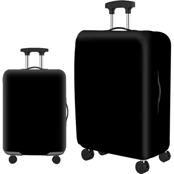 Bagageovertræk i fortykket polyester - Black, L