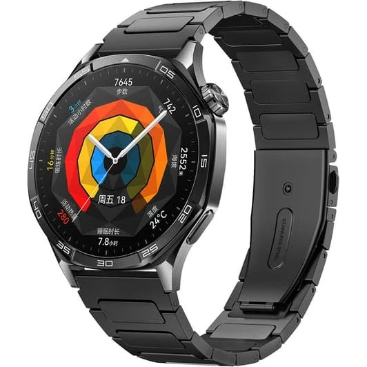 Premium 22mm Sort Titanium Alloy Urrem - Universal Pasform