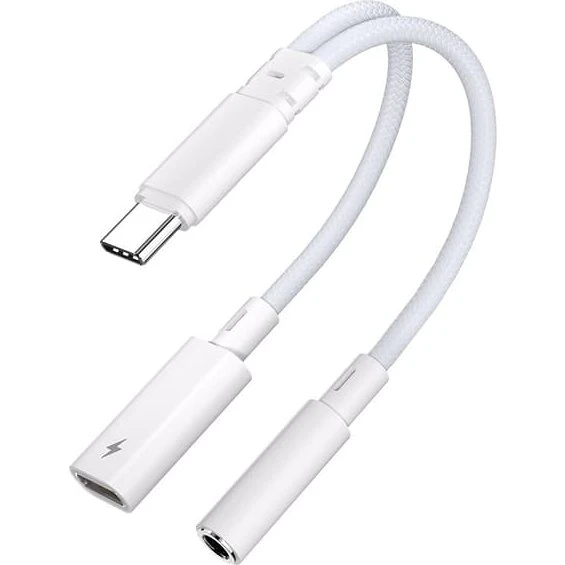 AA10-B2P15 USB-C til 3,5 mm adapter med PD-opladning