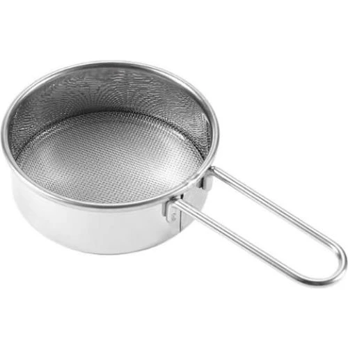 Bagesigt i rustfrit stål - finmasket si til mel og kaffe