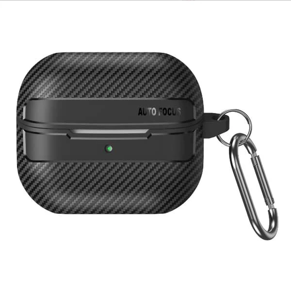 Samsung Galaxy Buds3/3pro Kulfiber Etui - Sort