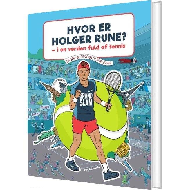 Hvor er Holger Rune? - Børnebog om tennis og rejser