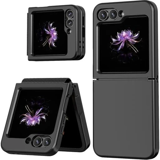 Samsung Z Flip 6 Cover - Sort - Fuldt dækkende beskyttelse