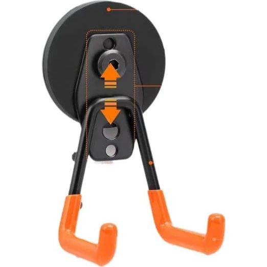 Magnetiske kroge - Robust værktøjsopbevaring, Orange