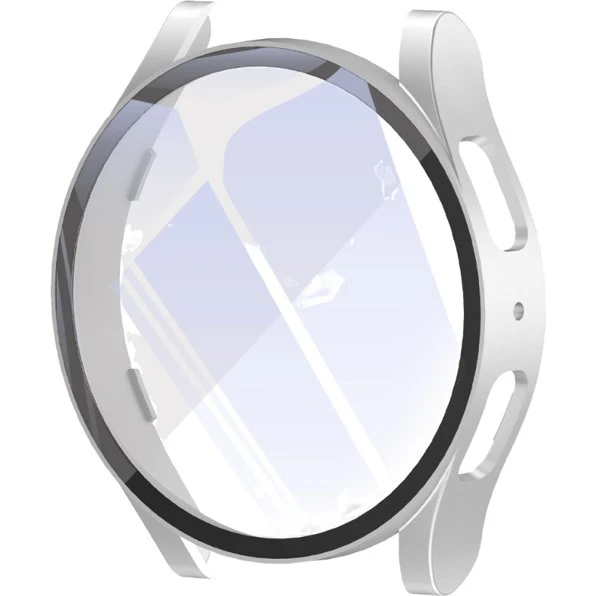 Samsung Watch 7 Beskyttelsesetui med skærmbeskytter - Silver 40mm