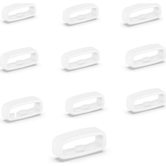Urremholder Loop 10-pak - Hvid Silikone 18 mm