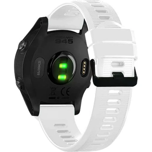 Garmin Silikone urrem til Forerunner 945/935/955 & Fenix 7 - White