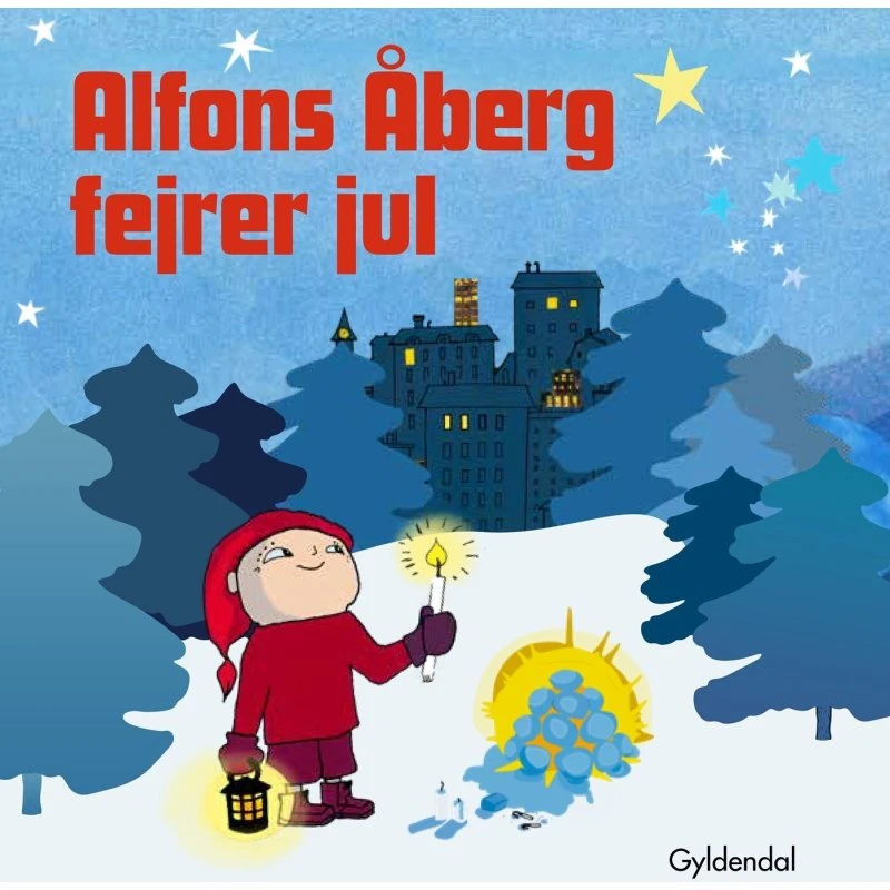 Alfons Åberg fejrer jul – papbog