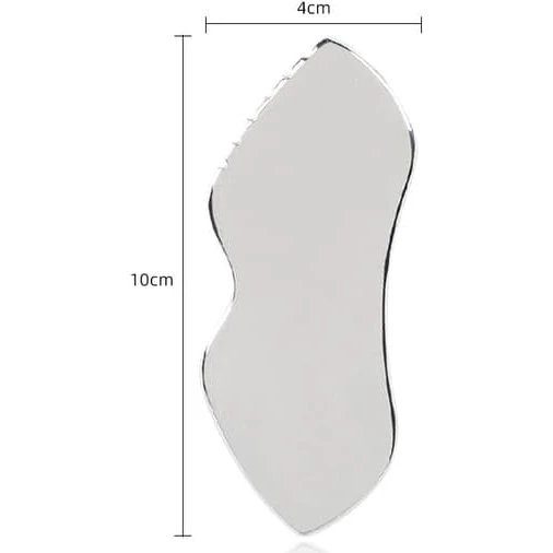 Gua Sha massageskraber i rustfrit stål