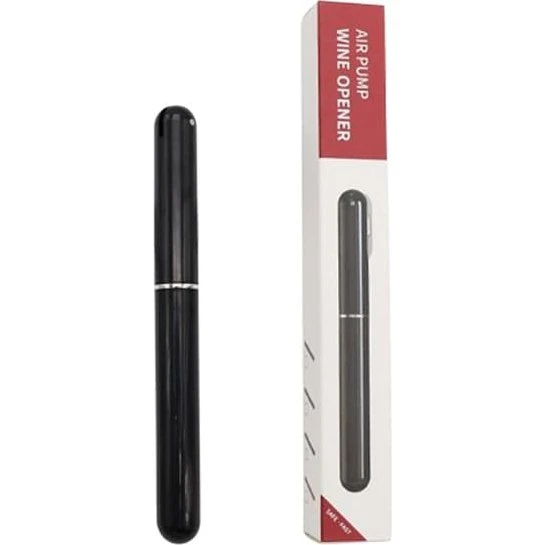 Black Air Pressure Wine Opener - Sort vinåbner