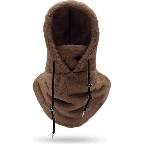 Balaclava Vinter ansigts- og halsmaske - Dark Brown