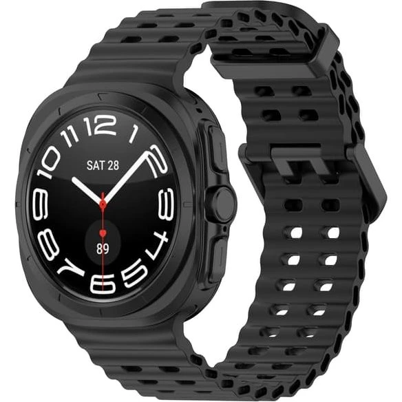 Silikone urrem til Samsung Watch Ultra 47mm - Black