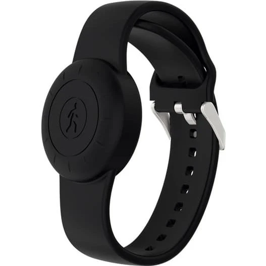 Silikone Airtag Armbånd - Sort