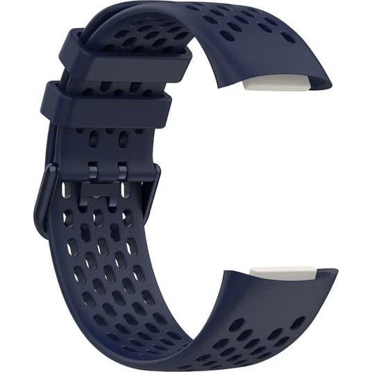 Fitbit Charge 6/5 Silikone urrem - Dark Blue