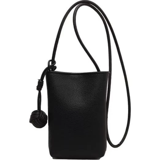 Chic Mini Crossbody Telefontaske til Kvinder - Black